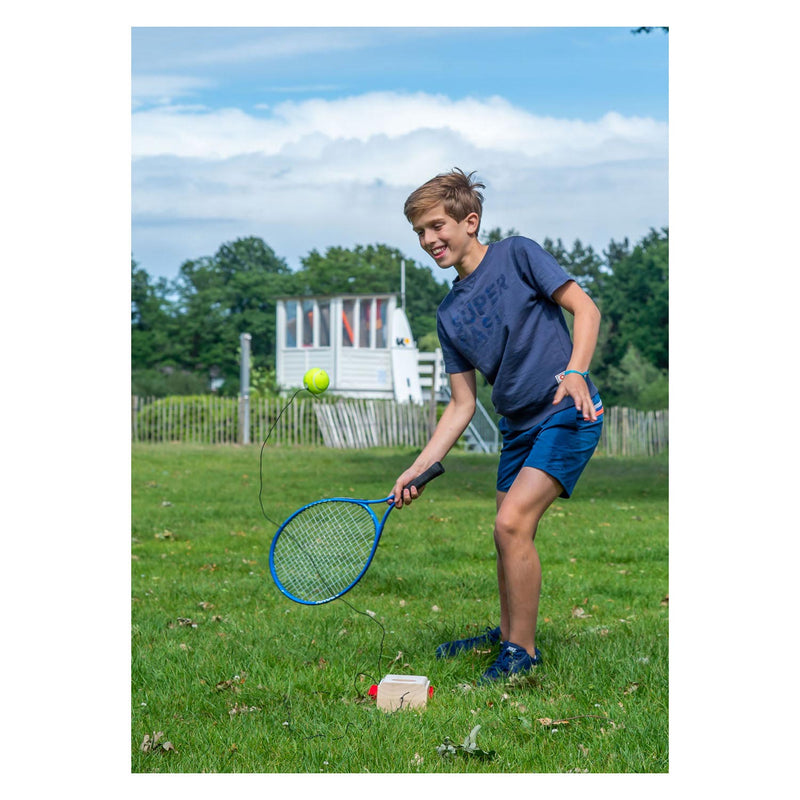 Afbeelding laden in galerijviewer, Tennistrainer luxe rubberhout
