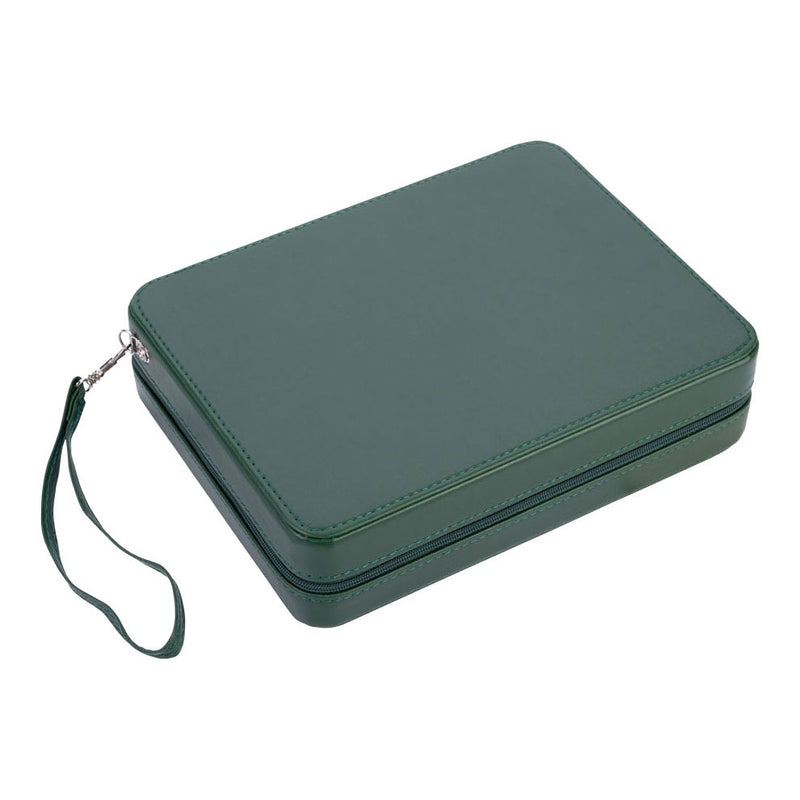 Afbeelding laden in galerijviewer, Backgammon reisspel met rits - groen
