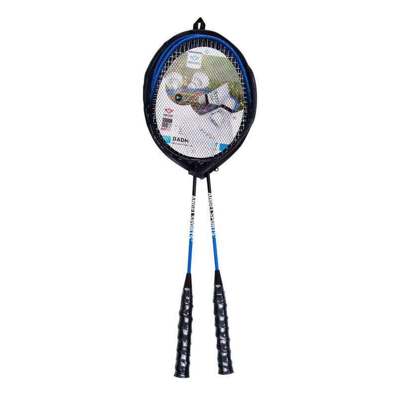 Afbeelding laden in galerijviewer, Engelhart badmintonset - 2 shuttles en 2 rackets
