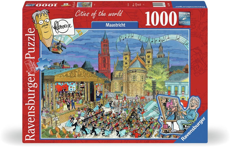 Afbeelding laden in galerijviewer, Ravensburger puzzel fle: maastricht 1000 stukjes
