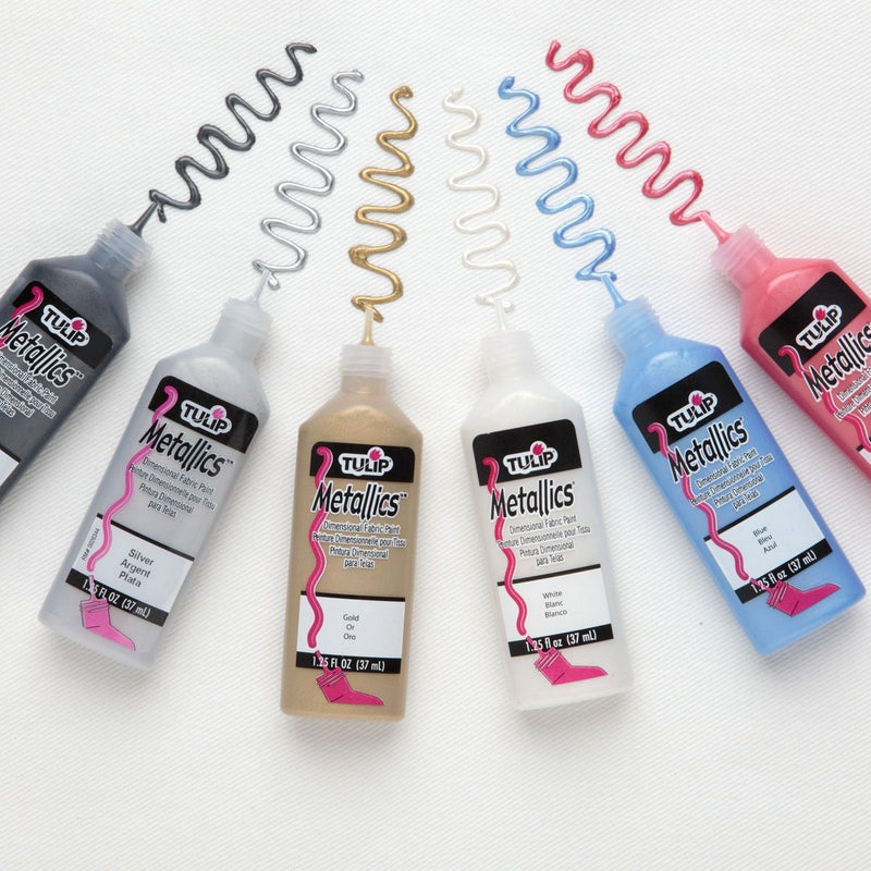 Afbeelding laden in galerijviewer, Tulip • 3d textielverf 37ml metallic 6st.
