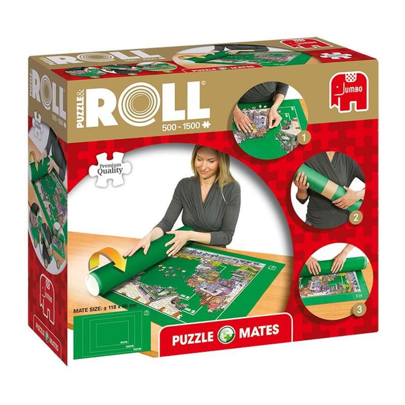 Afbeelding laden in galerijviewer, Jumbo puzzelmat puzzle roll puzzelrol voor puzzels van 500 tot 1500
