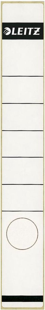 Leitz rugetiket 1648 39 x 285cm wit-grijs lang zelfklevend