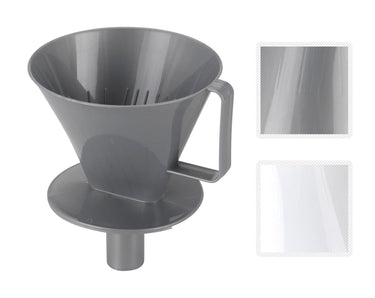 Excellent houseware koffiefilterhouder + tuit assorti