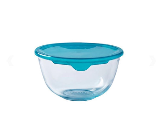 Pyrex mengkom met deksel 2l ø21cm