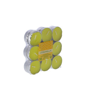 Afbeelding laden in galerijviewer, Spaas theelichten citronella 4 uur 18 stuks | 6 stuks
