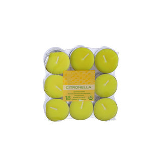 Afbeelding laden in galerijviewer, Spaas theelichten citronella 4 uur 18 stuks | 6 stuks
