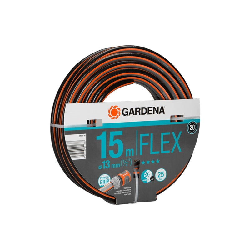 Afbeelding laden in galerijviewer, Gardena comfort flex slang 13 mm (1 2 ) (zwart oranje, 18031-20, 15 m)
