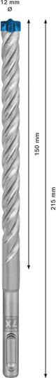 Bosch expert serie - sds plus betonboor - 12x150x215mm - zeer duurzaam