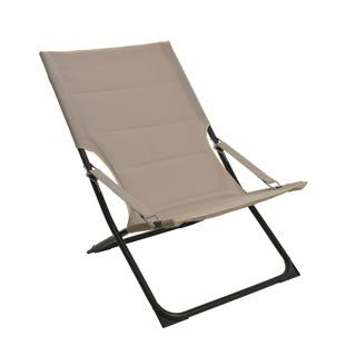 Afbeelding laden in galerijviewer, No brand ligstoel padded 4 postio beige
