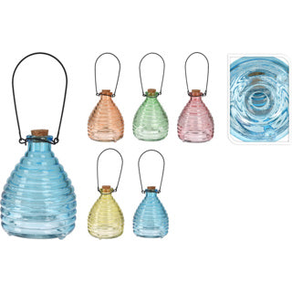 Wespenvanger glas 9x13cm 5 assortiment | 4 stuks