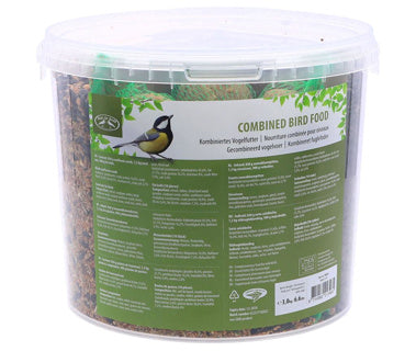 Afbeelding laden in galerijviewer, Esschert design westfalia winter voederset voor vogels - 3 kg - strooivoer met zonnebloempitten
