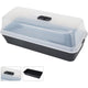 Kweekbak 53x23x20 cm antraciet | 4 stuks