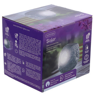 Afbeelding laden in galerijviewer, Kaemingk solar lamp steen polyresin | 4 stuks

