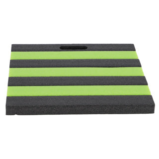 Afbeelding laden in galerijviewer, Kniemat 35 x 30 cm zwart groen | 4 stuks
