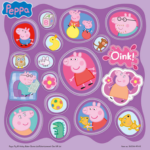Bambolino toys peppa pig stickerset