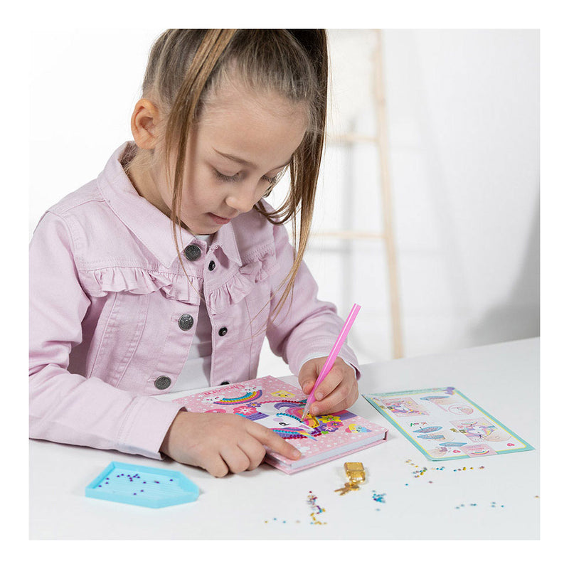 Afbeelding laden in galerijviewer, Totum unicorn geheim dagboek met slot vriendenboek | secret diary diamond painting knutselen | speelgoed meisjes cadeau tip
