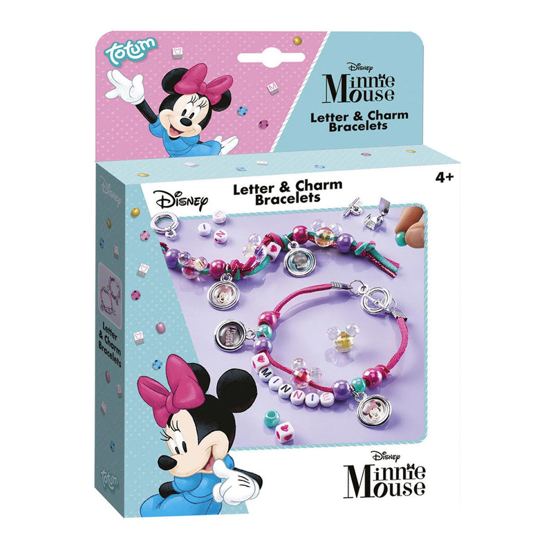 Afbeelding laden in galerijviewer, Totum Minnie Mouse - Letter Charm Armbandjes
