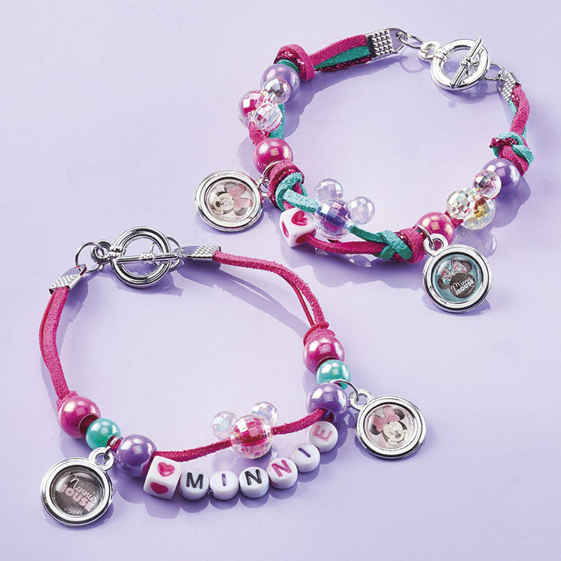 Afbeelding laden in galerijviewer, Totum Minnie Mouse - Letter Charm Armbandjes
