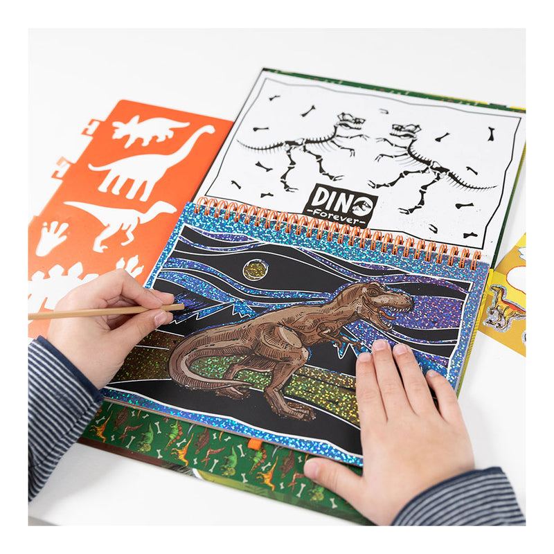 Afbeelding laden in galerijviewer, Totum dino forever - scratch boek
