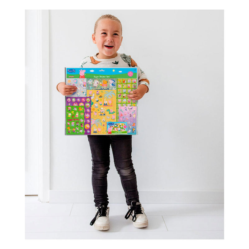 Afbeelding laden in galerijviewer, Bambolino toys super stickerset - peppa pig
