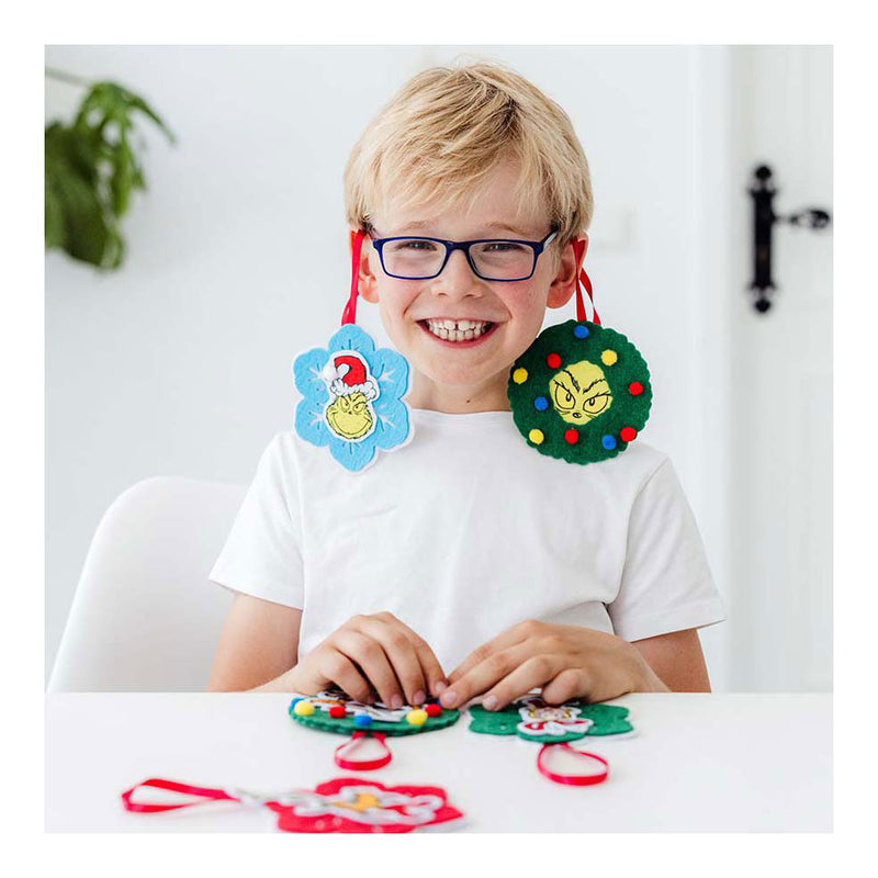 Afbeelding laden in galerijviewer, Totum ornamenten vilt grinch

