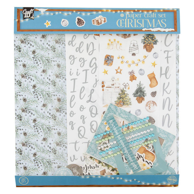 Afbeelding laden in galerijviewer, Creative craft group knutselen met papier set kerstmis - 37dlg.
