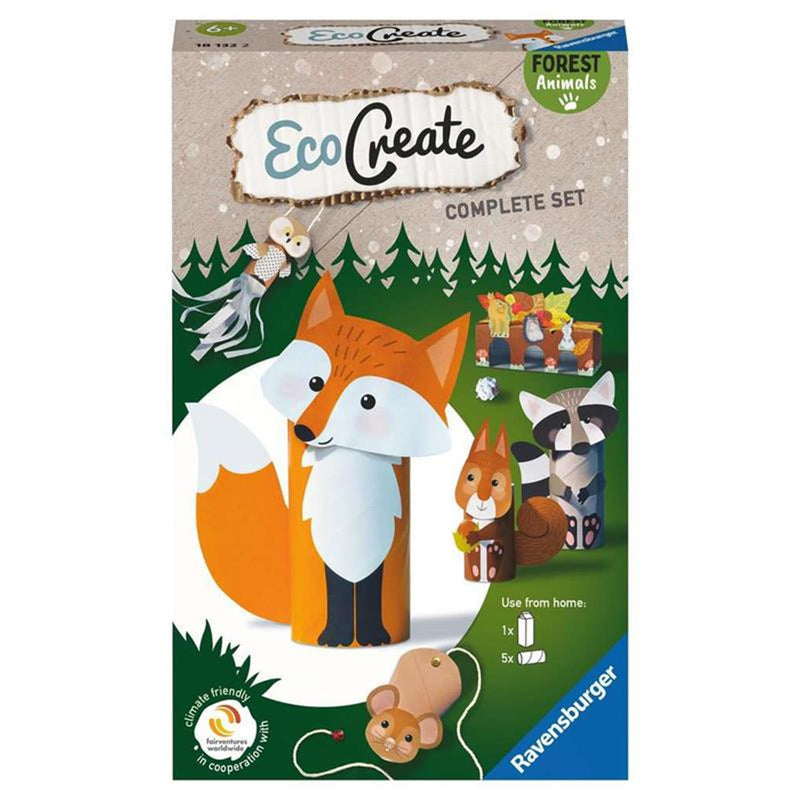 Afbeelding laden in galerijviewer, Ravensburger ecocreate mini - bosdieren
