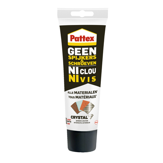 Pattex 1066010 - geen spijkers geen schroeven crystal 90g | 12 stuks