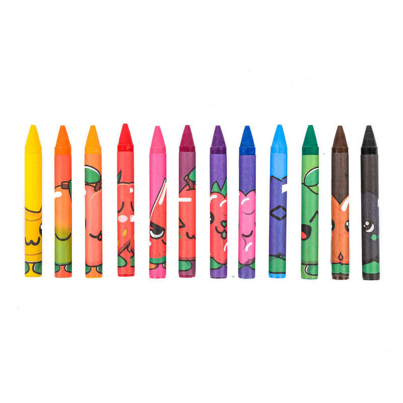 Afbeelding laden in galerijviewer, Canenco fruity squad krijtjes met geur, 12st.

