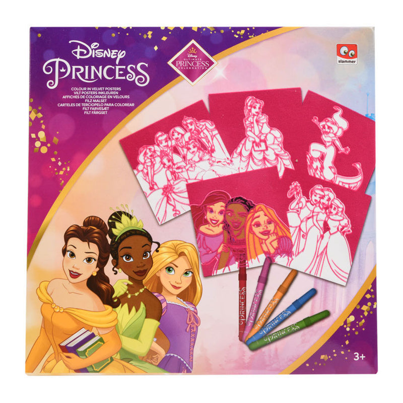 Afbeelding laden in galerijviewer, Canenco disney princess vilt kleuren, 5st.
