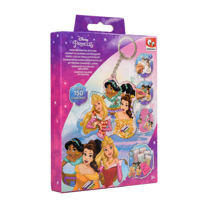 Afbeelding laden in galerijviewer, Canenco disney princess diamond painting sleutelhanger creatief speelgoed.
