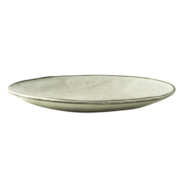 Dutch rose organic bord ã¸26,5cm creme doos a 4 stuks