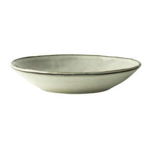 Dutch rose organic bord diep ã¸23,5cm creme doos a 4 stuks