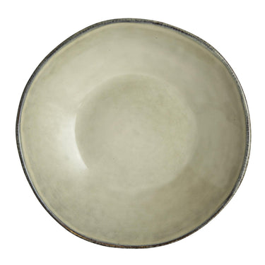 Dutch rose organic bord diep ã¸23,5cm creme doos a 4 stuks