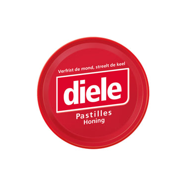 Diele pastilles honing blikje (10x 75gr)