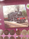 Brandunit diamond painting - kaart met stoomlocomotief