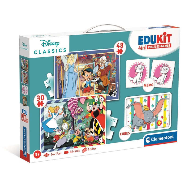 Afbeelding laden in galerijviewer, Clementoni edukit 4-in-1 disney classics
