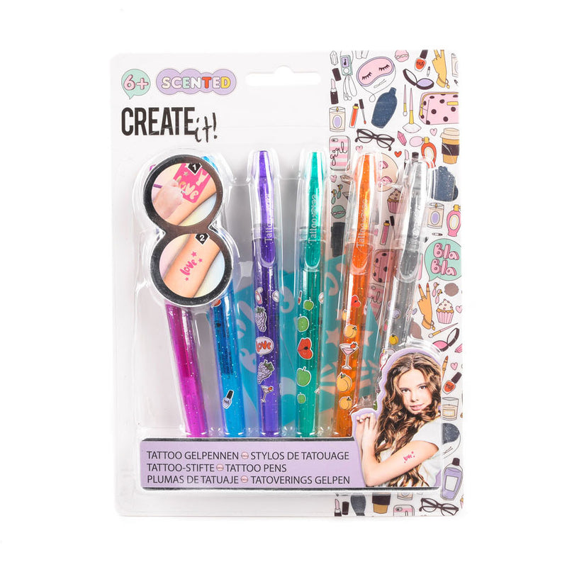Afbeelding laden in galerijviewer, Create it! beauty tattoo gelpennen, 6st.
