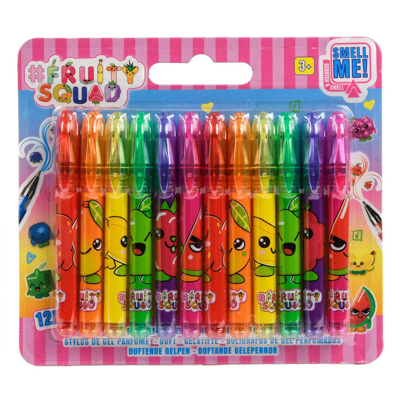 Afbeelding laden in galerijviewer, Canenco fruity squad mini gelpennen met geur, 12st.

