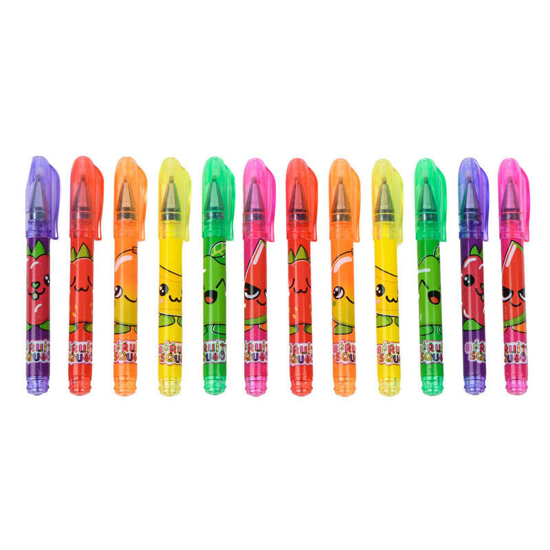 Afbeelding laden in galerijviewer, Canenco fruity squad mini gelpennen met geur, 12st.
