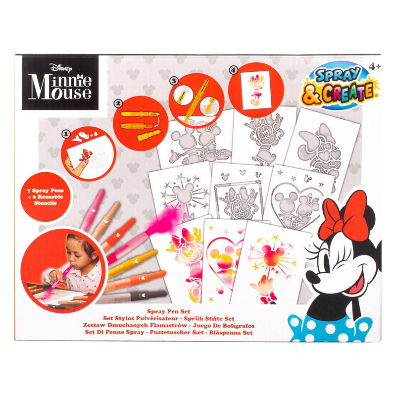 Afbeelding laden in galerijviewer, Canenco Minnie Mouse Blaaspennen Set
