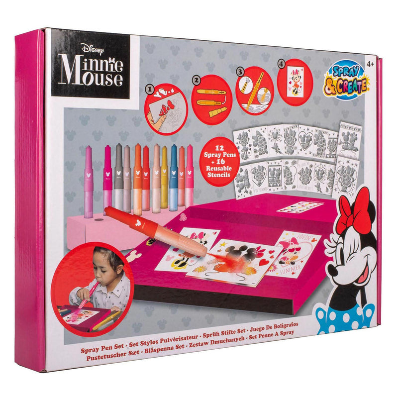 Afbeelding laden in galerijviewer, Canenco Minnie Mouse Blaaspennen Set
