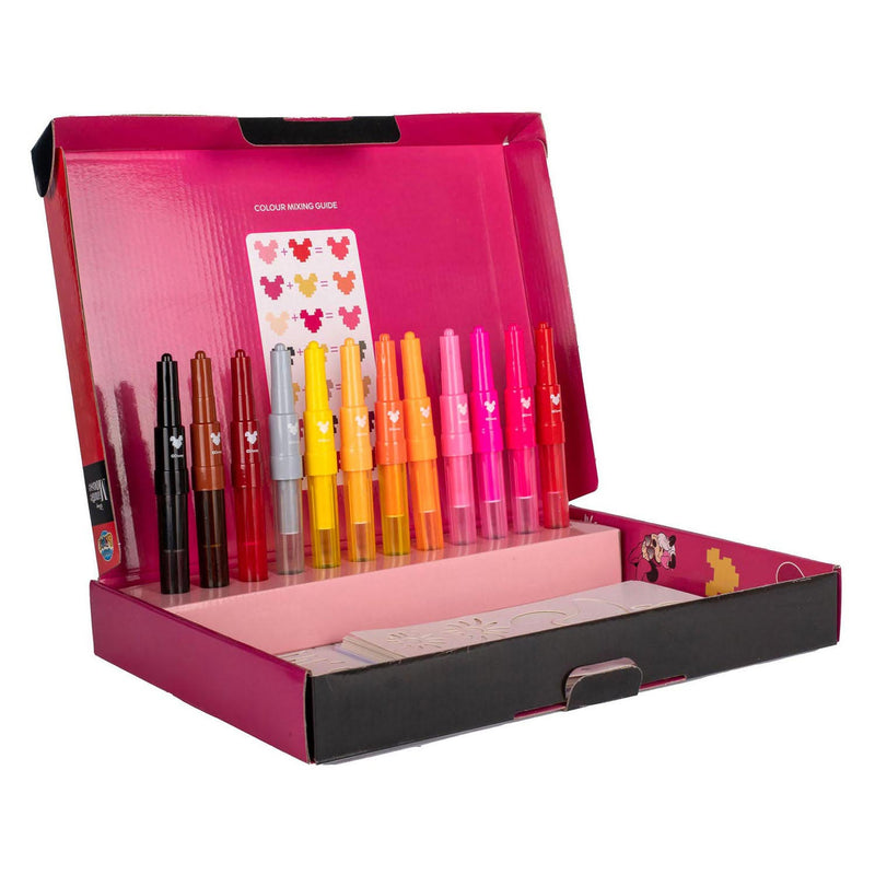 Afbeelding laden in galerijviewer, Canenco Minnie Mouse Blaaspennen Set
