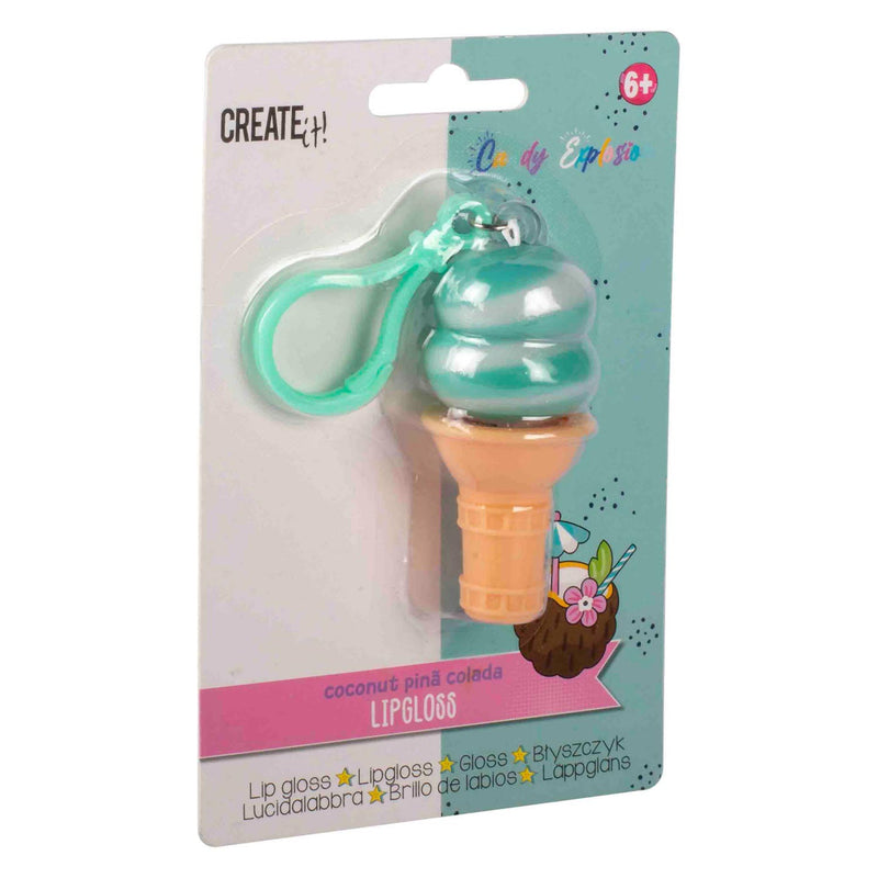 Afbeelding laden in galerijviewer, Canenco Candy Explosion Lipgloss Ijsje Sleutelhanger
