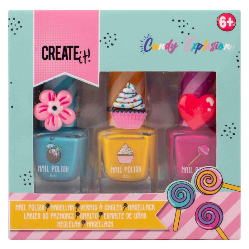 Afbeelding laden in galerijviewer, Create It! Candy Explosion Nagellak, 3st.
