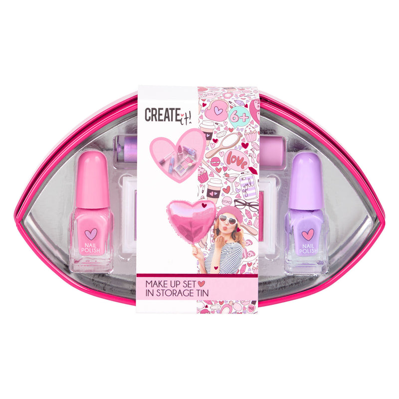 Afbeelding laden in galerijviewer, Create it! hart make-up set in lip blik
