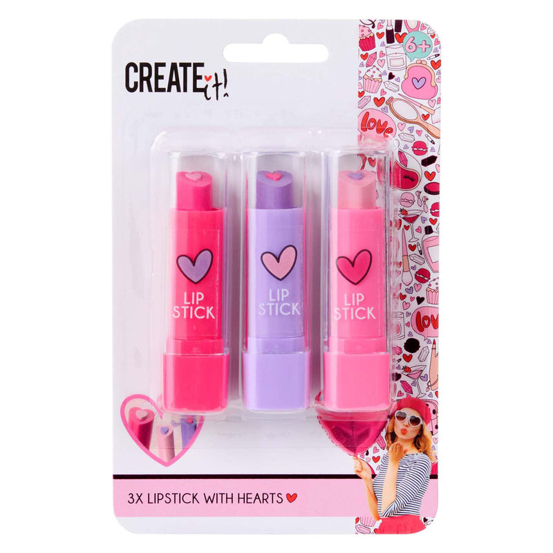 Afbeelding laden in galerijviewer, Create it! hart lippenstift, 3st.
