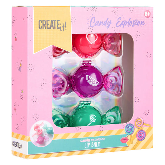Create it! candy lippenbalsem toffee box, 3st.