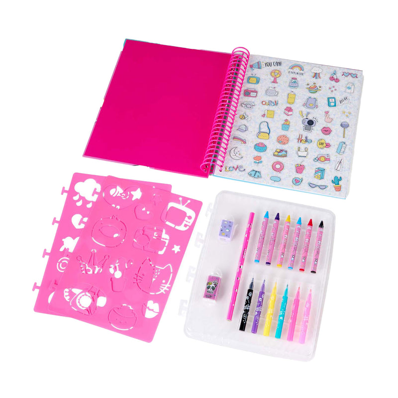 Afbeelding laden in galerijviewer, Canenco cutie crew sjabloon activiteiten kleurboek
